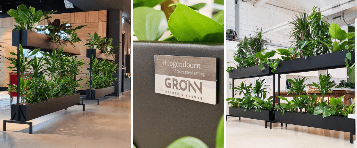 HP - Stoer en staal plantenbakken