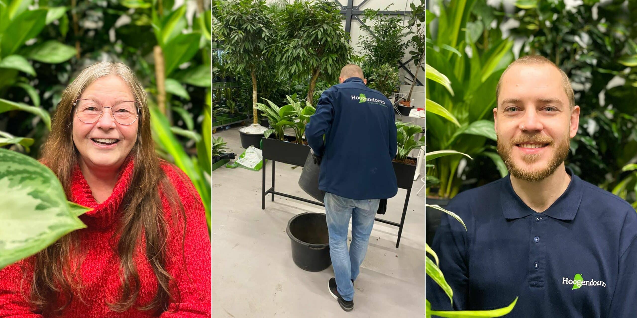 Menno en Miep medewerkers Hoogendoorn Projectbeplanting
