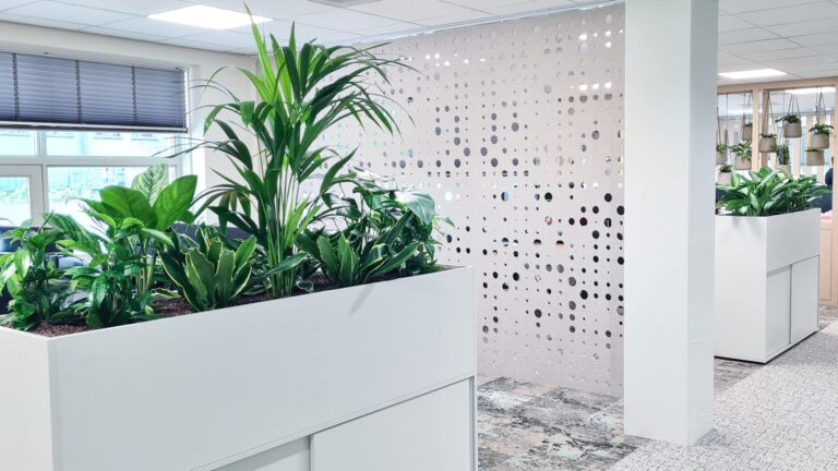 Roomdividers met diverse beplanting