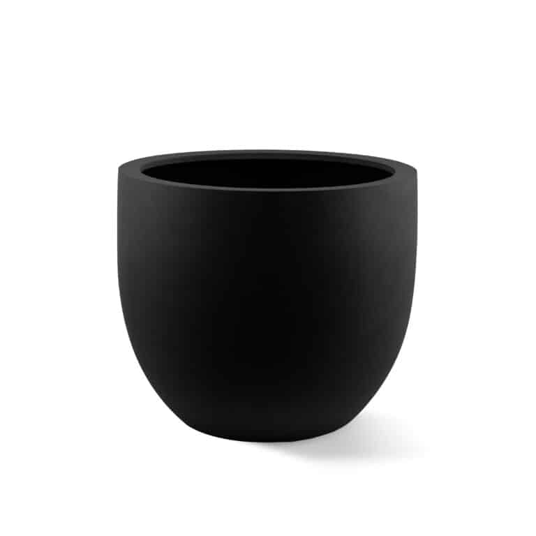 Luca Argento New Egg Pot Black