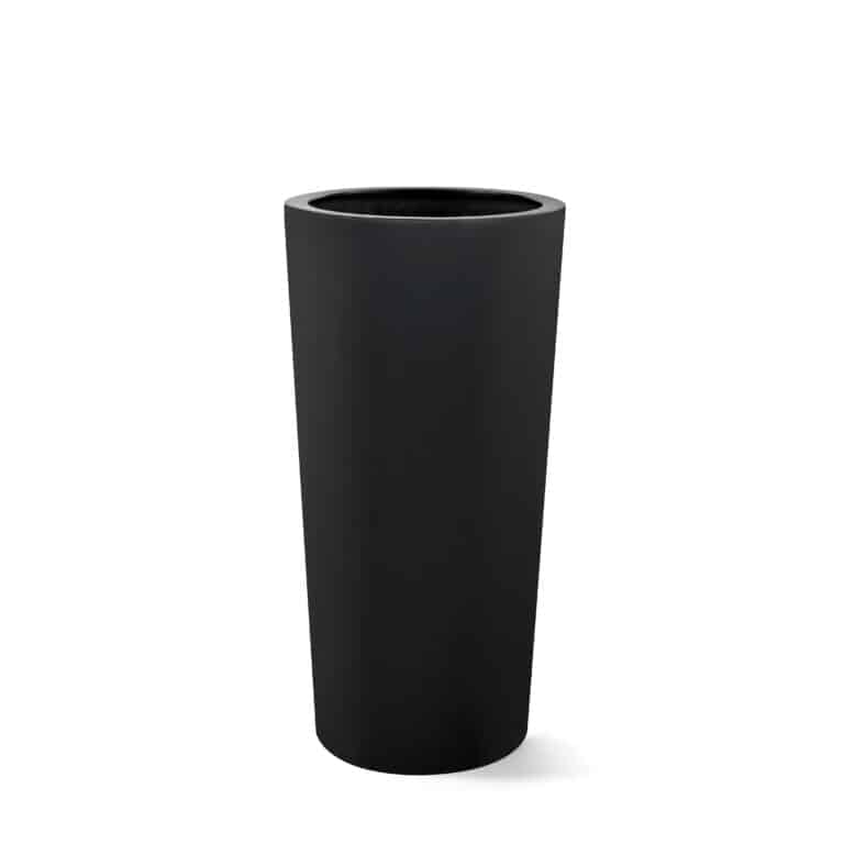 Luca Argento Vase Black