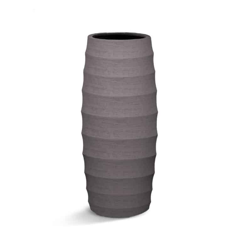 Luca Bordo Modern Vase Ash Brown