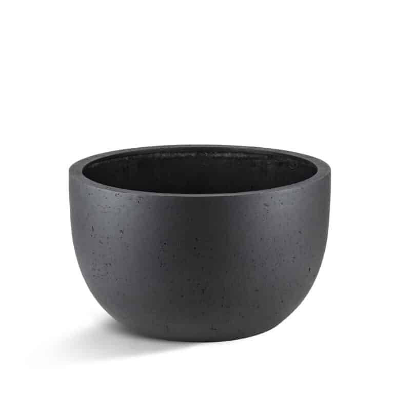 Luca Grigio New Egg Pot Low Anthracite