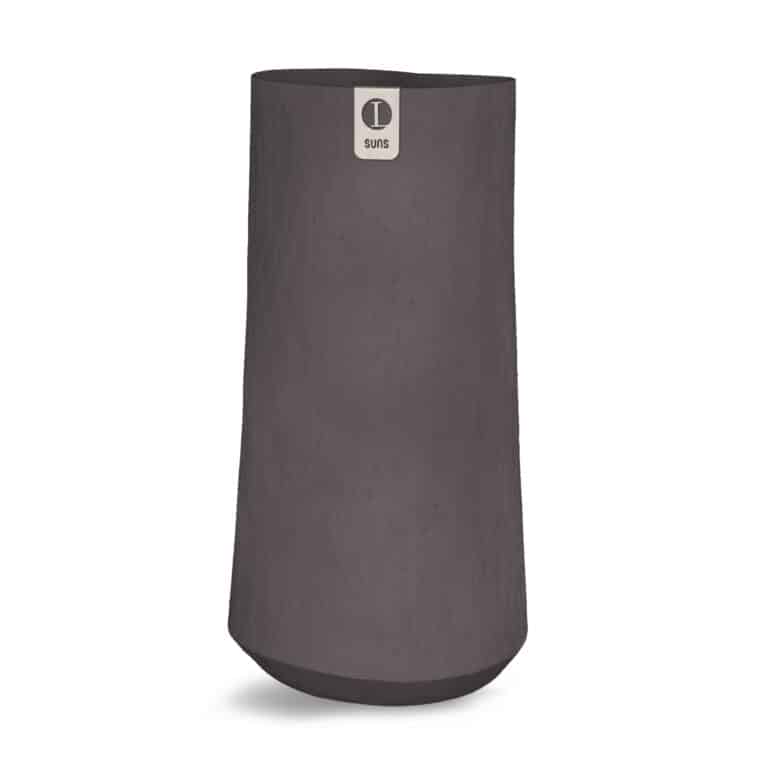 Luca Rondello Vase Ash Brown